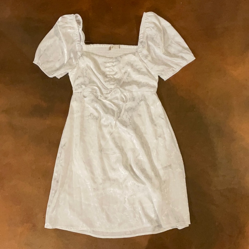 white dress